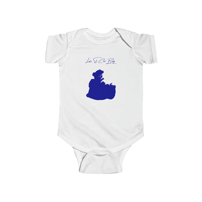 Michigan  Lake  St.  Clair  Onesie  front  position  view  from  front  white.webp