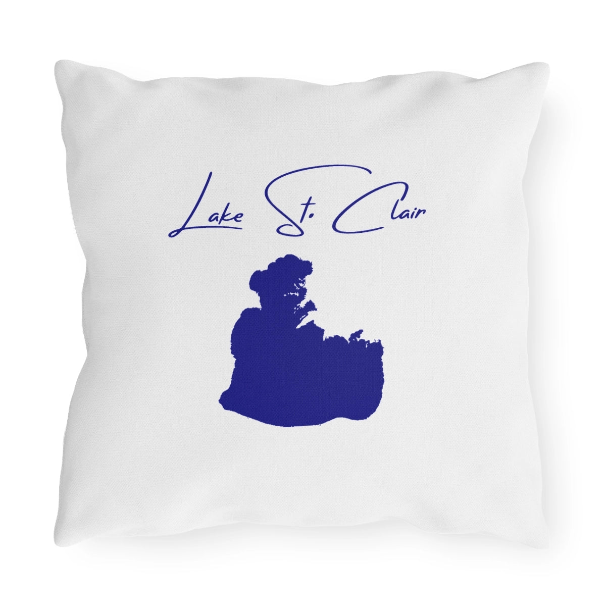 Michigan  Lake  St.  Clair  Outdoor  Pillow  back  position  view  from  back  16  x  16.webp