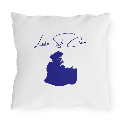 Michigan  Lake  St.  Clair  Outdoor  Pillow  back  position  view  from  back  16  x  16.webp