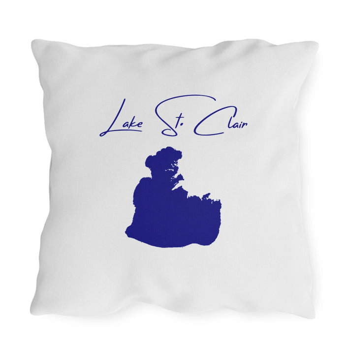 Michigan  Lake  St.  Clair  Outdoor  Pillow  back  position  view  from  back  20  x  20.webp