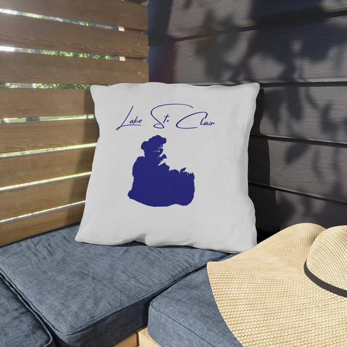 Michigan  Lake  St.  Clair  Outdoor  Pillow  front  position  view  from  context-1  18  x  18.webp