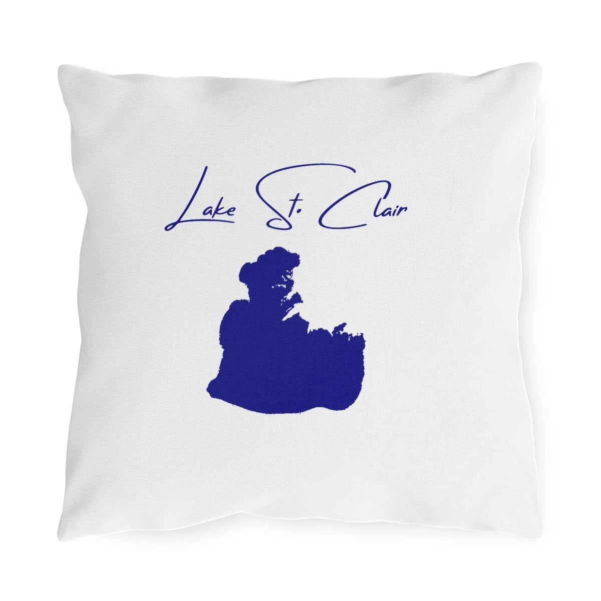 Michigan  Lake  St.  Clair  Outdoor  Pillow  front  position  view  from  front  16  x  16.webp