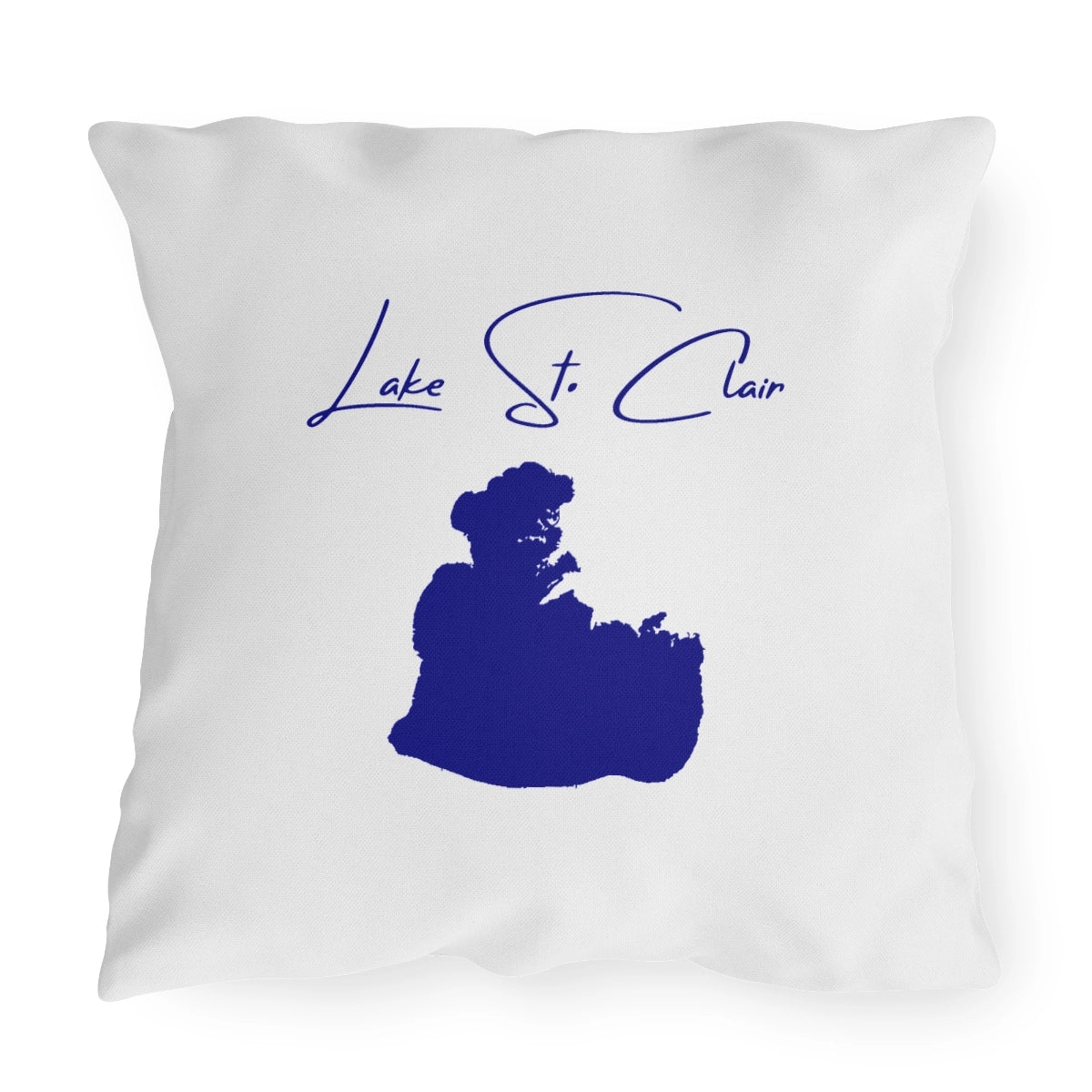 Michigan  Lake  St.  Clair  Outdoor  Pillow  front  position  view  from  front  20  x  20.webp