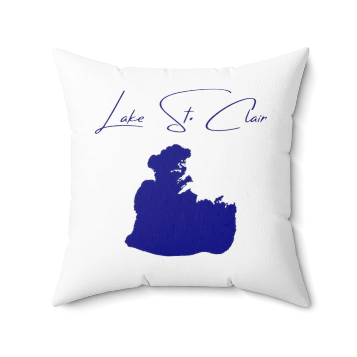 Michigan  Lake  St.  Clair  Pillow  front  position  view  from  back  20  x  20.webp