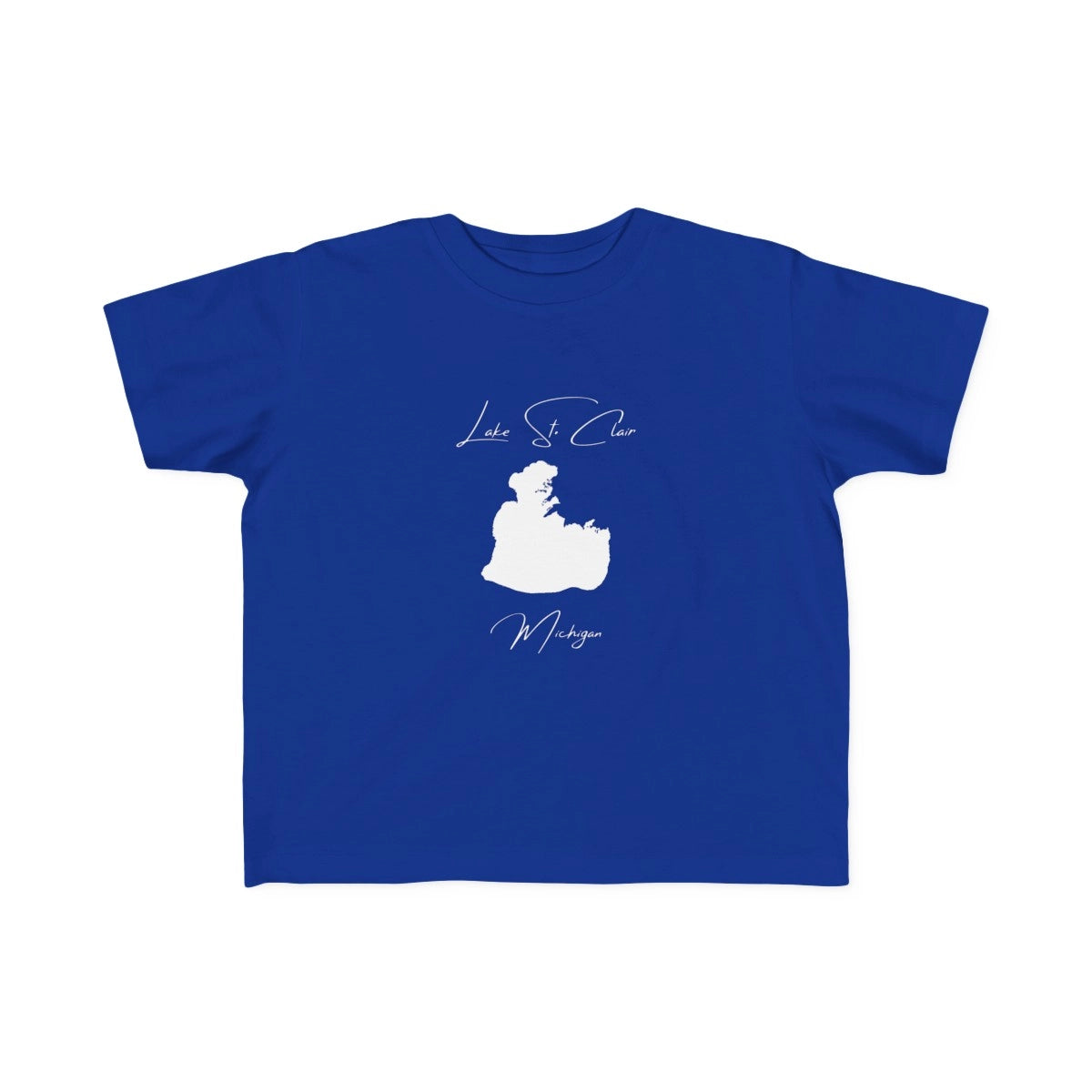 Michigan  Lake  St.  Clair  Toddler  T-shirt  front  position  view  from  front  royal.webp