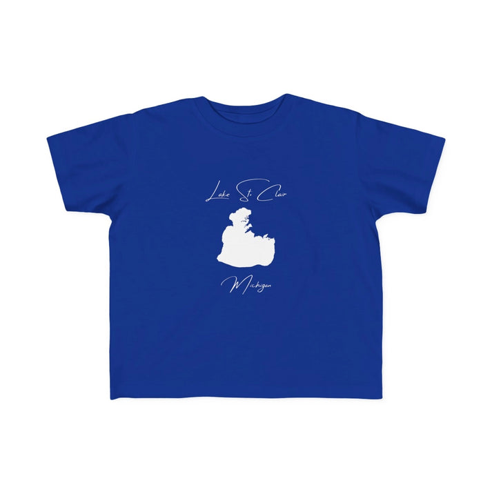 Michigan  Lake  St.  Clair  Toddler  T-shirt  front  position  view  from  front  royal.webp