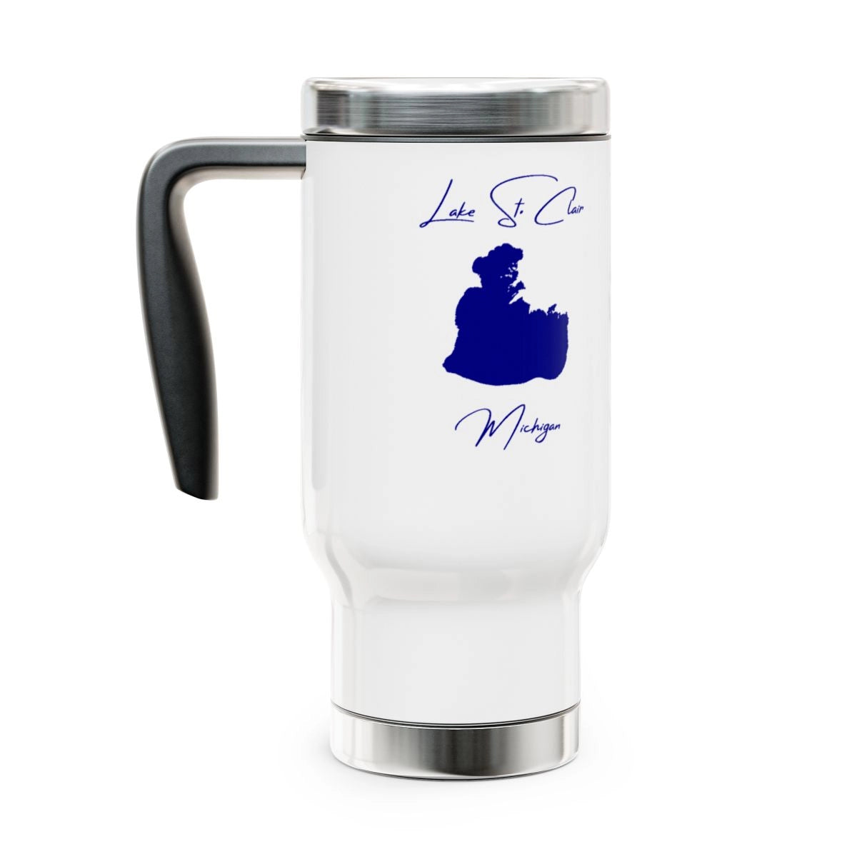 Michigan  Lake  St.  Clair  Travel  Mug  other  position  view  from  left  14oz.webp
