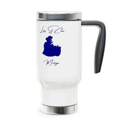 Michigan  Lake  St.  Clair  Travel  Mug  other  position  view  from  right  14oz.webp