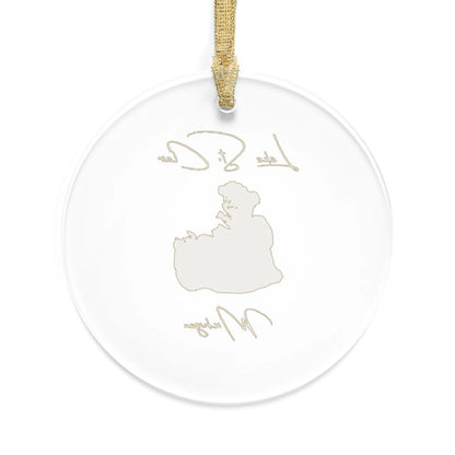 Michigan  Lake  St.  Clair  Tree  Ornament  other  position  view  from  back  round.webp