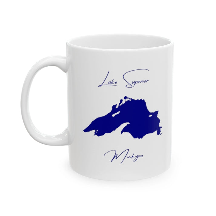 Michigan  Lake  Superior  Ceramic  Mug  other  position  view  from  left  11oz.webp
