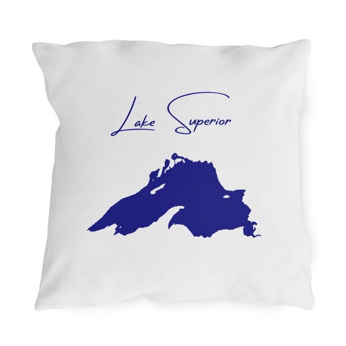 Michigan  Lake  Superior  Outdoor  Pillow  front  position  view  from  front  18  x  18.webp