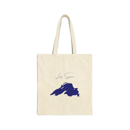 Michigan  Lake  Superior  Tote  Bag  front  position  view  from  front  15  x  16.webp