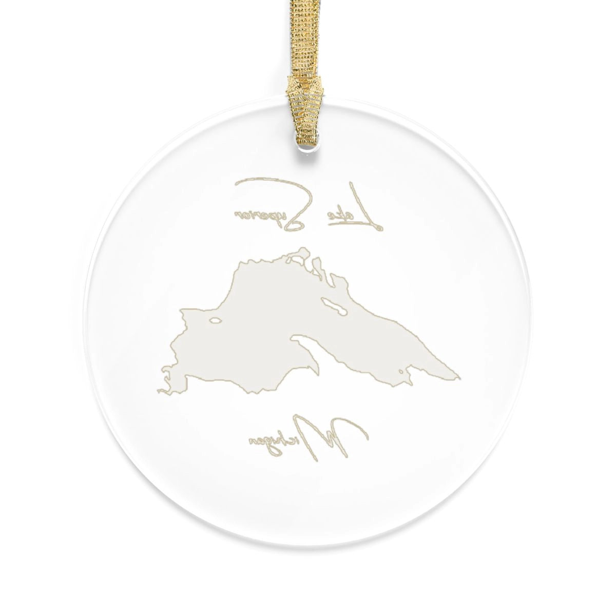 Michigan  Lake  Superior  Tree  Ornament  other  position  view  from  back  round.webp