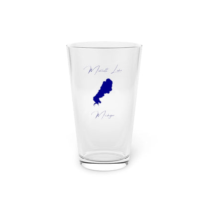 Michigan  Mullett  Lake  16oz  Pint  Glass  front  position  view  from  front  16oz.webp