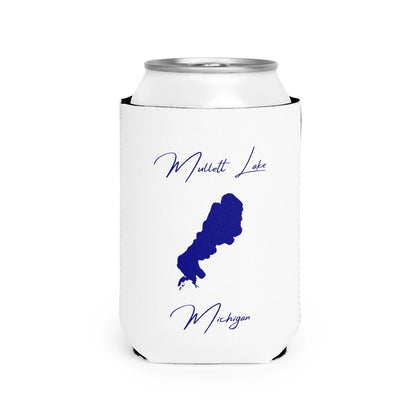 Michigan  Mullett  Lake  Can  Koozie  front  position  view  from  front-2  white.webp