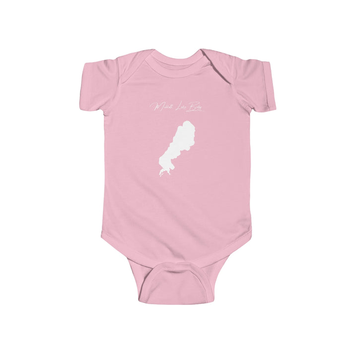 Michigan  Mullett  Lake  Onesie  front  position  view  from  front  pink.webp