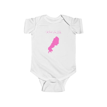 Michigan  Mullett  Lake  Onesie  front  position  view  from  front  white.webp