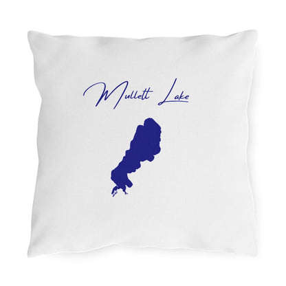 Michigan  Mullett  Lake  Outdoor  Pillow  front  position  view  from  front  16  x  16.webp