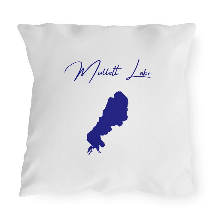 Michigan  Mullett  Lake  Outdoor  Pillow  front  position  view  from  front  20  x  20.webp