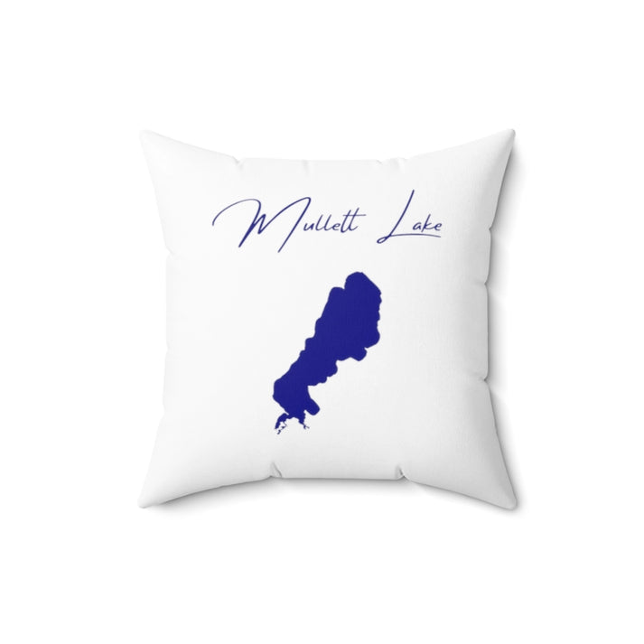 Michigan  Mullett  Lake  Pillow  front  position  view  from  back  16  x  16.webp