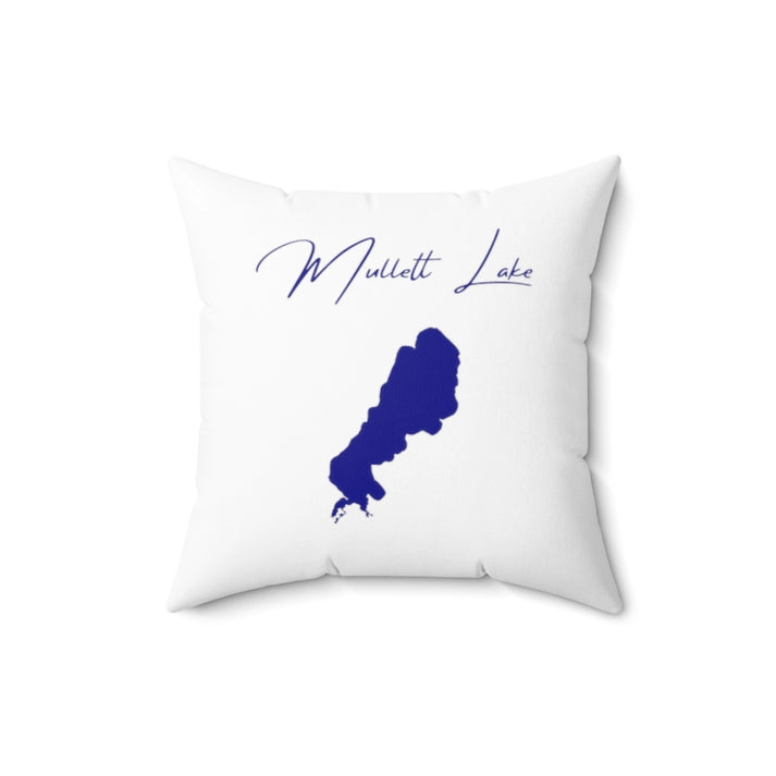 Michigan  Mullett  Lake  Pillow  front  position  view  from  front  16  x  16.webp