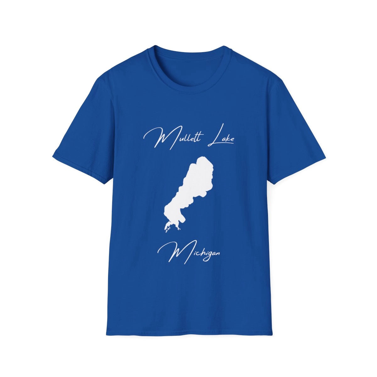 Michigan  Mullett  Lake  T-shirt  front  position  view  from  front  royal.webp