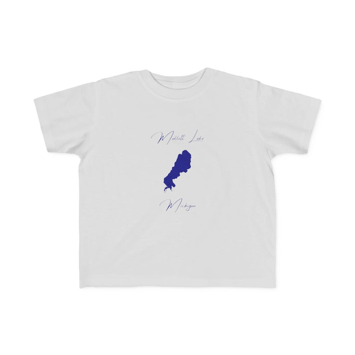 Michigan  Mullett  Lake  Toddler  T-shirt  front  position  view  from  front  silver.webp