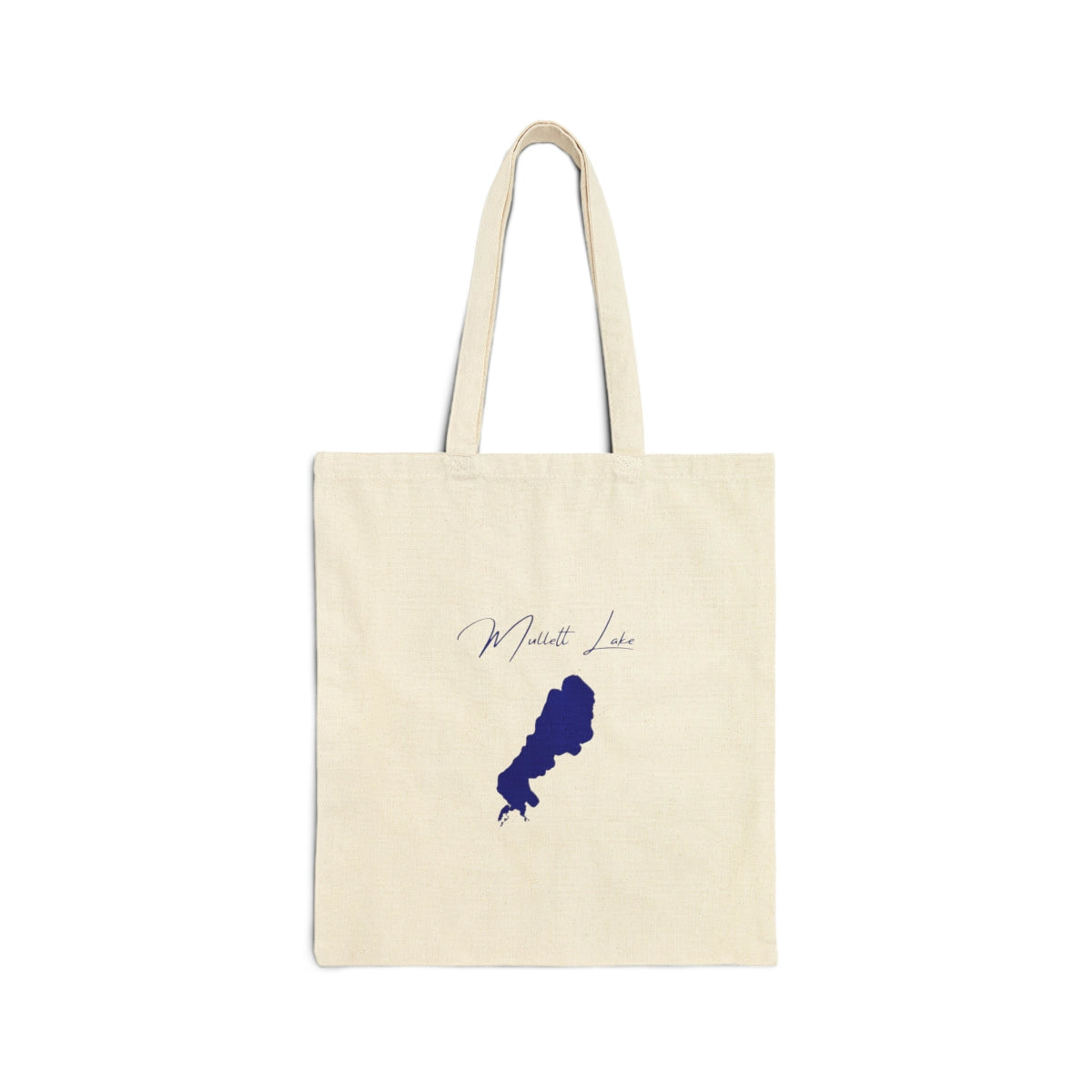 Michigan  Mullett  Lake  Tote  Bag  back  position  view  from  back  15  x  16.webp