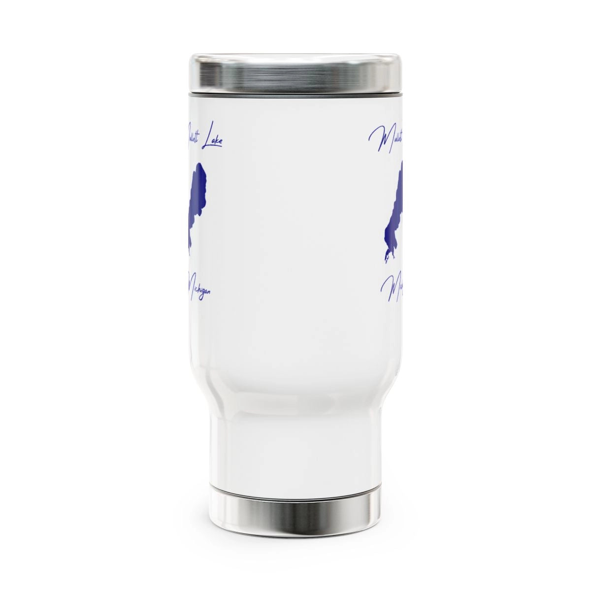 Michigan  Mullett  Lake  Travel  Mug  other  position  view  from  front  14oz.webp