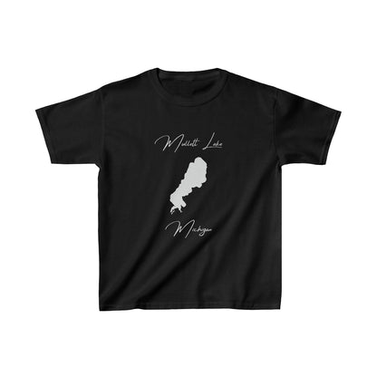Michigan  Mullett  Lake  Youth  T-shirt  front  position  view  from  front  black.webp