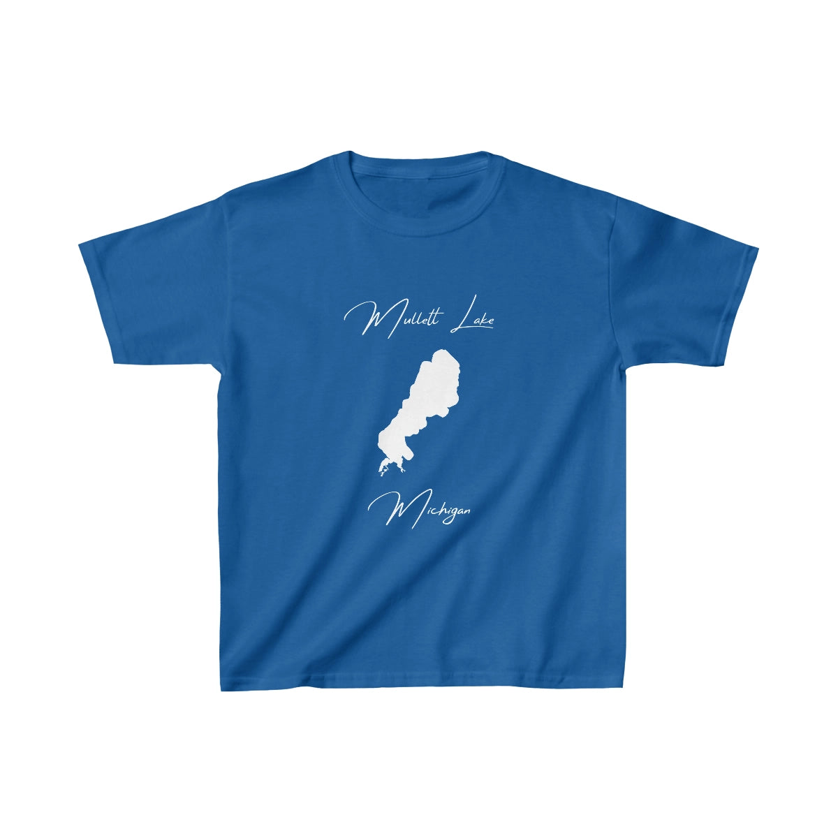 Michigan  Mullett  Lake  Youth  T-shirt  front  position  view  from  front  royal.webp