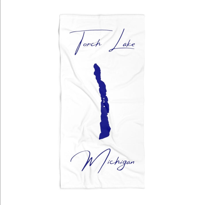 Michigan  Torch  Lake  Beach  Towel  front  position  view  from  front  36  x  72.webp