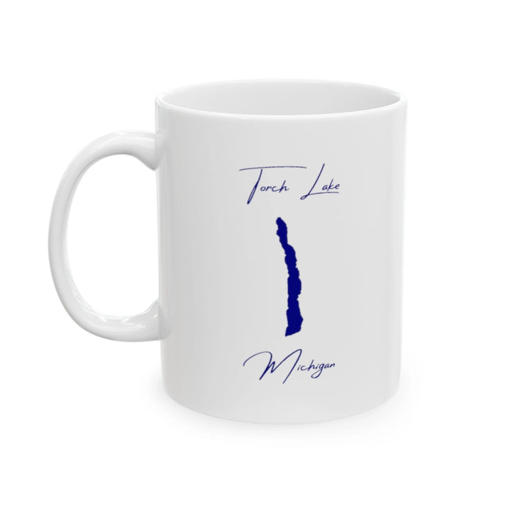 Michigan  Torch  Lake  Ceramic  Mug  other  position  view  from  left  11oz.webp