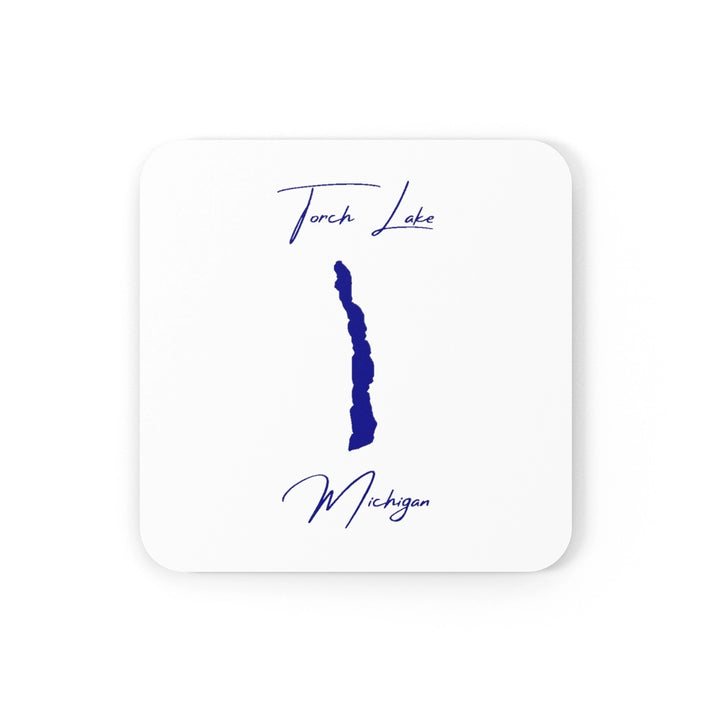 Michigan  Torch  Lake  Coaster  Set  front  position  view  from  front  3.75  x  3.75.webp