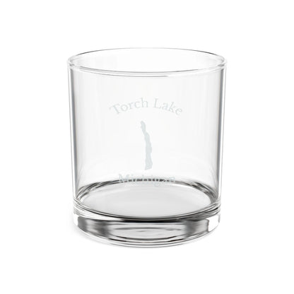 Michigan  Torch  Lake  Engraved  Whiskey  Glass  other  position  view  from  front  10.5oz.webp