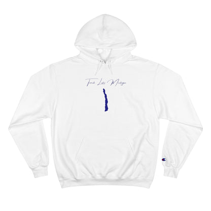 Michigan  Torch  Lake  Hoodie  front  position  view  from  front  white.webp