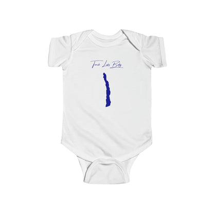 Michigan  Torch  Lake  Onesie  front  position  view  from  front  white.webp