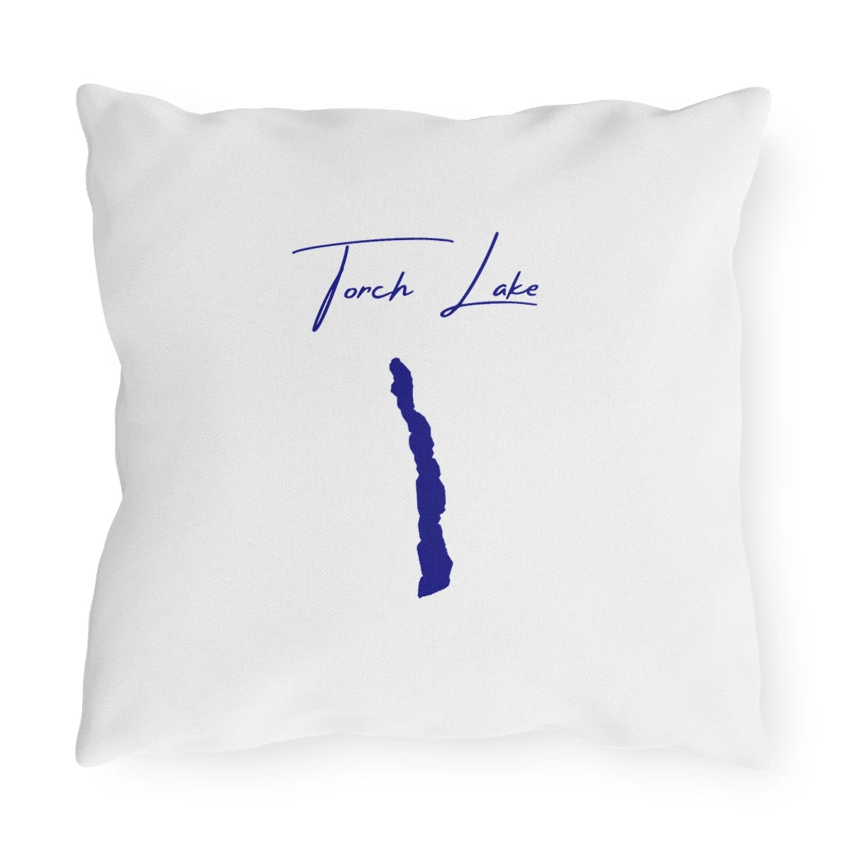 Michigan  Torch  Lake  Outdoor  Pillow  back  position  view  from  back  16  x  16.webp