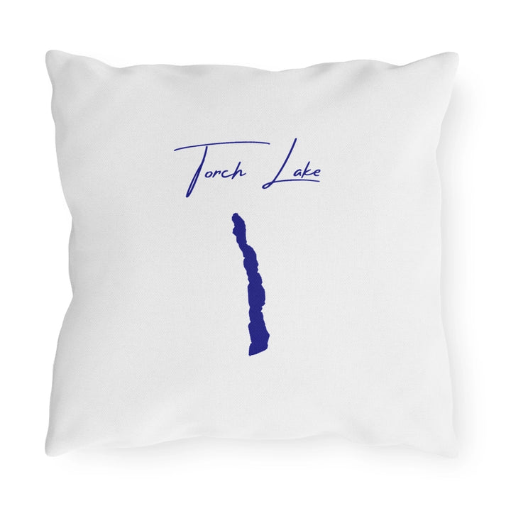 Michigan  Torch  Lake  Outdoor  Pillow  back  position  view  from  back  16  x  16.webp