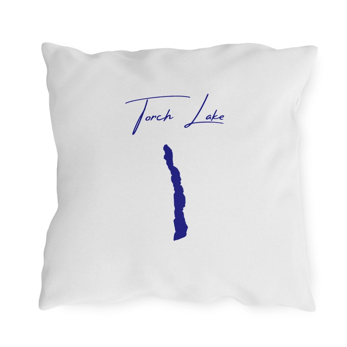 Michigan  Torch  Lake  Outdoor  Pillow  back  position  view  from  back  18  x  18.webp