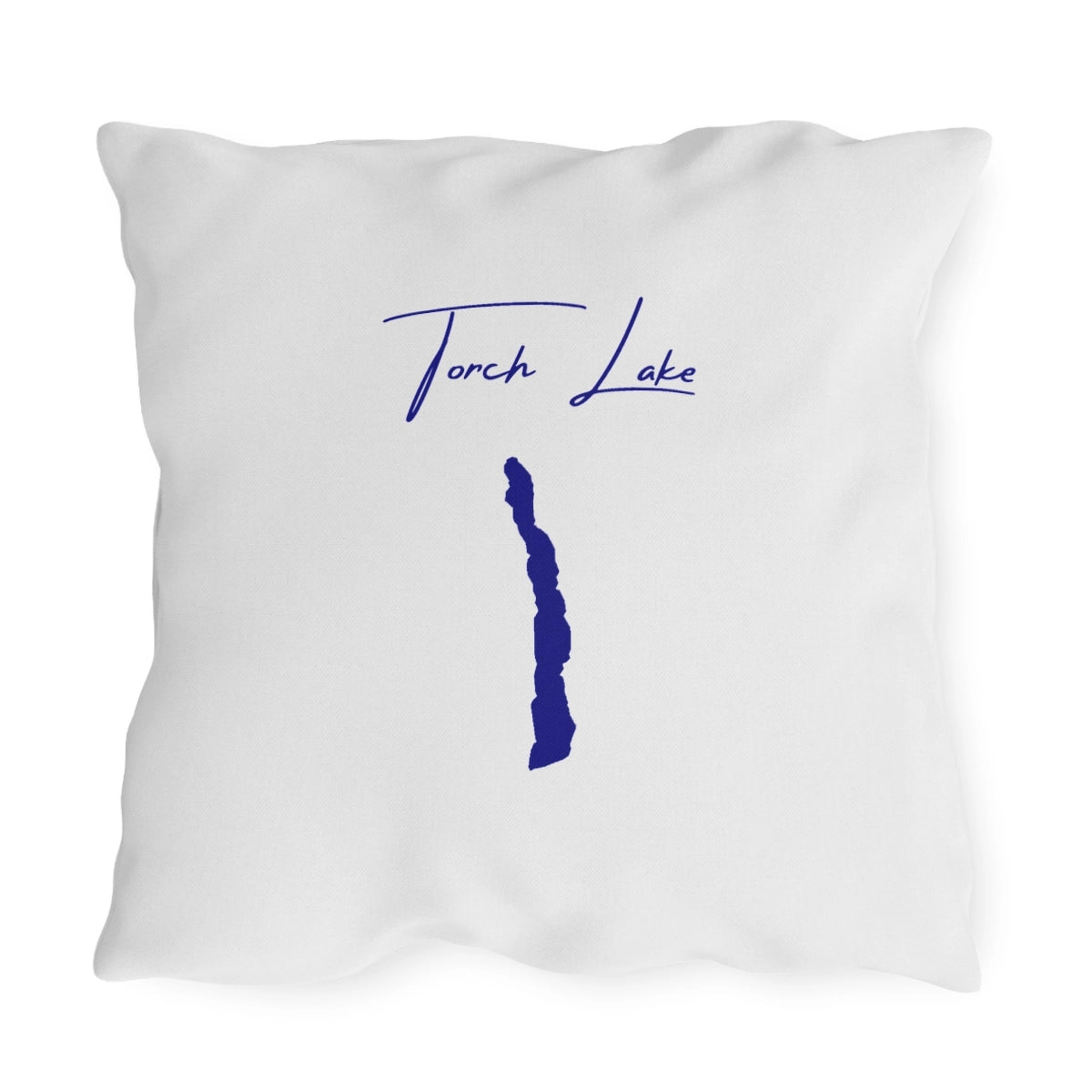 Michigan  Torch  Lake  Outdoor  Pillow  back  position  view  from  back  20  x  20.webp