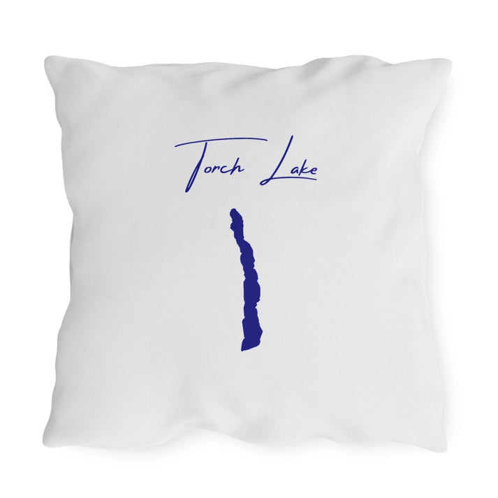 Michigan  Torch  Lake  Outdoor  Pillow  back  position  view  from  back  20  x  20.webp