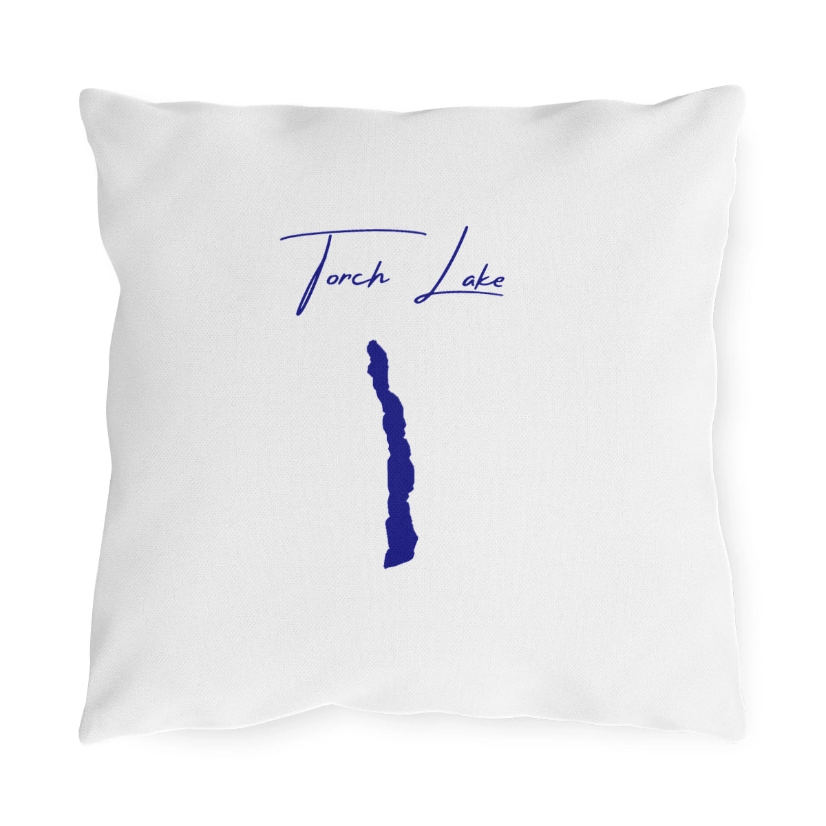 Michigan  Torch  Lake  Outdoor  Pillow  front  position  view  from  front  16  x  16.webp