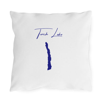 Michigan  Torch  Lake  Outdoor  Pillow  front  position  view  from  front  16  x  16.webp
