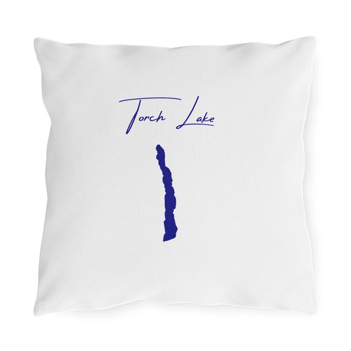 Michigan  Torch  Lake  Outdoor  Pillow  front  position  view  from  front  16  x  16.webp