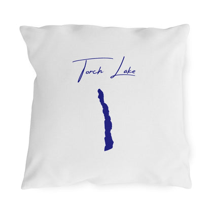 Michigan  Torch  Lake  Outdoor  Pillow  front  position  view  from  front  18  x  18.webp