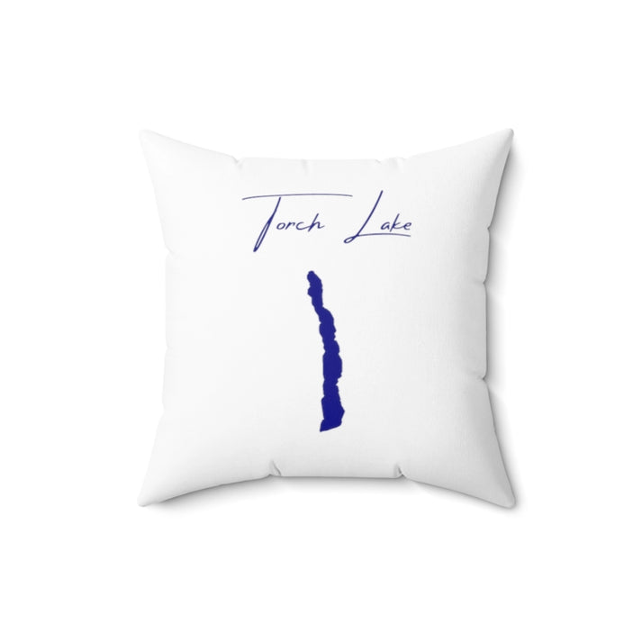 Michigan  Torch  Lake  Pillow  front  position  view  from  back  16  x  16.webp