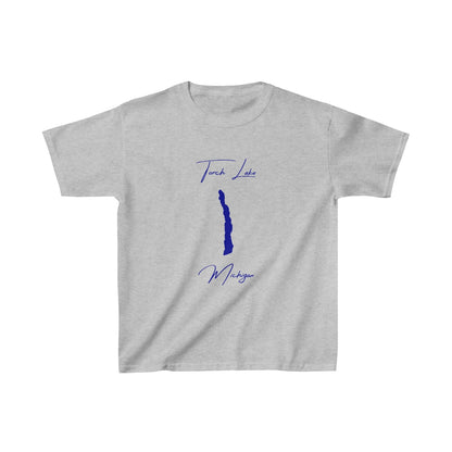 Michigan  Torch  Lake  Youth  T-shirt  front  position  view  from  front  sport  grey.webp