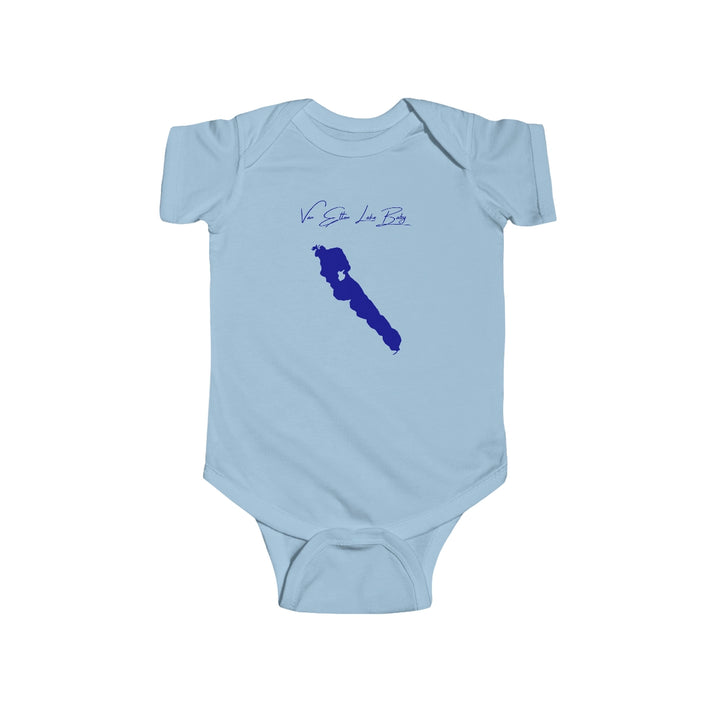 Michigan  Van  Etten  Lake  Onesie  front  position  view  from  front  light  blue.webp