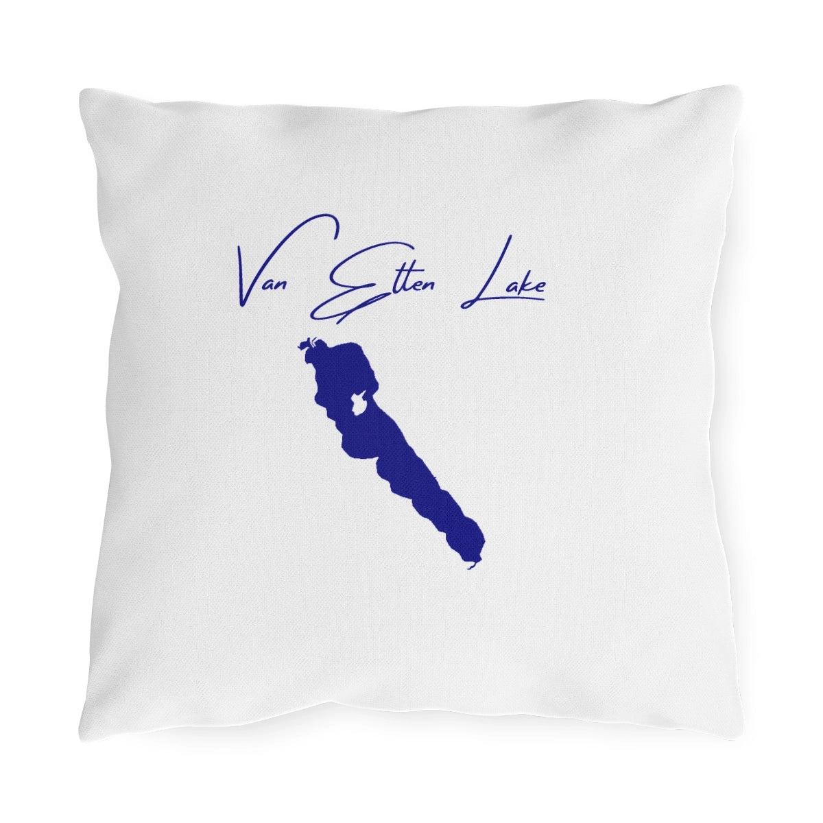 Michigan  Van  Etten  Lake  Outdoor  Pillow  front  position  view  from  front  16  x  16.webp